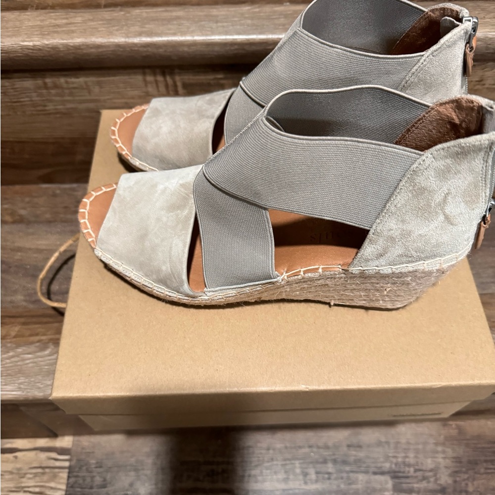 Gentle souls wedge sandals